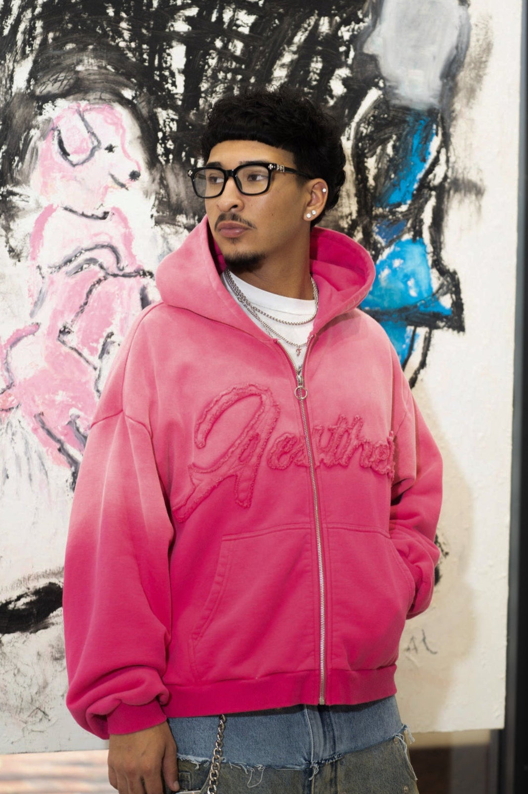 "Pink" Zip Up