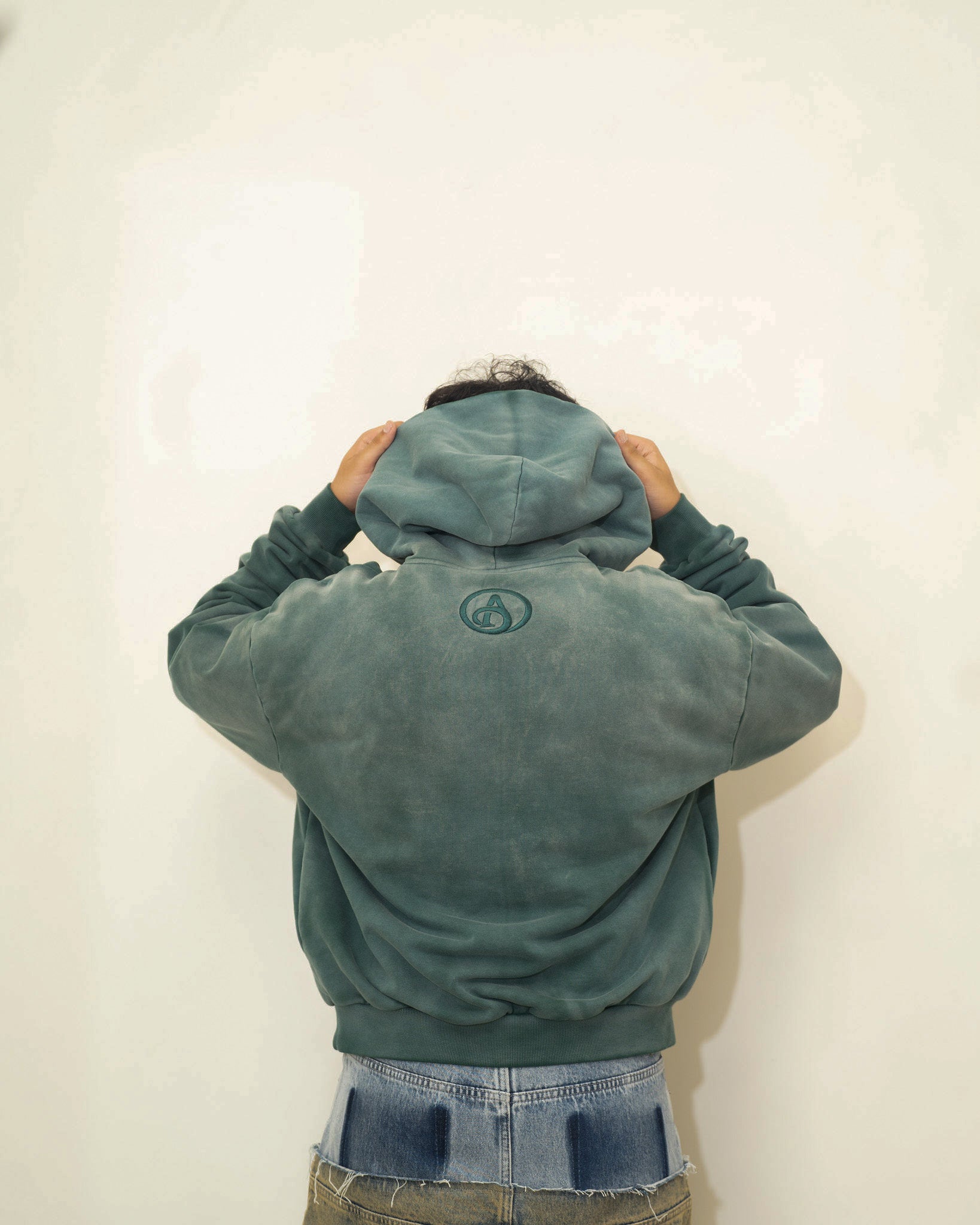 "Nobody cares" Green hoodie